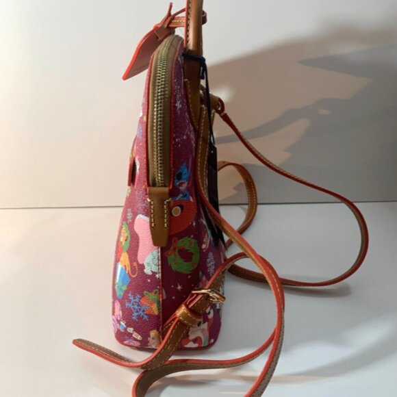 Dooney and Bourke Christmas Backpack Disney Parks 2023 Mickey Minnie Simba NWT - Picture 3 of 7